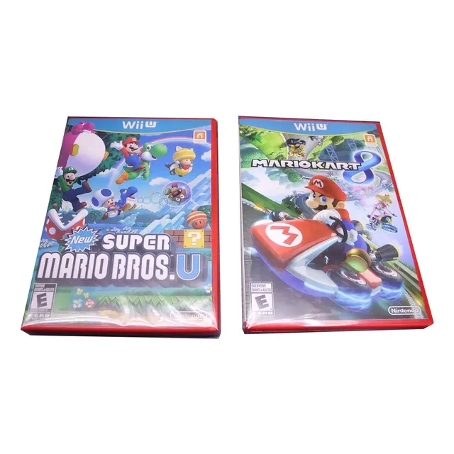 2 Cajas Custom Mario U + Mario Kart 8 (juegos No Incluidos)