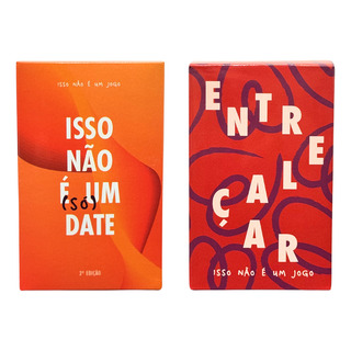 Kit Isso NĂŁo Ă Date + Entrelaçar - Jogo De Casal Namorados Kit Isso NĂŁo Ă Date + Entrelaçar - Jogo De Casal Namorados