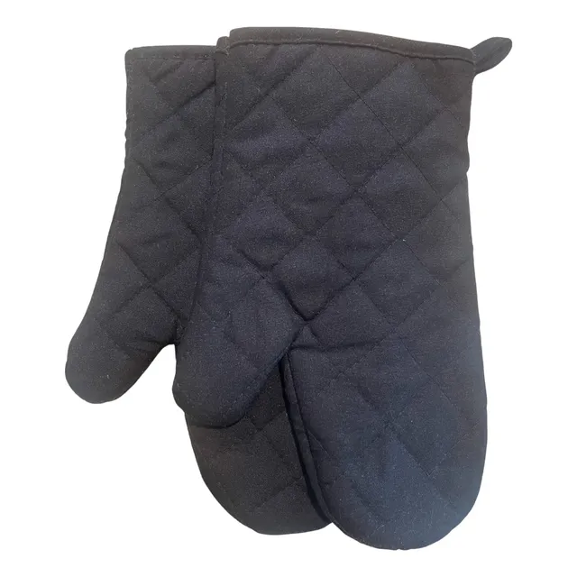 Guante Horno Negro Resistente Al Calor Cocina