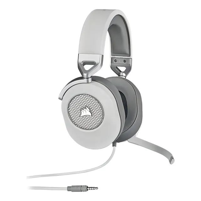 Auriculares Gamer Corsair Hs65 Wired Blanco