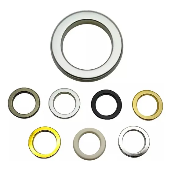 Aros Encastrables Para Barrote Palo Cortinas Electroimporta Color Chocolate
