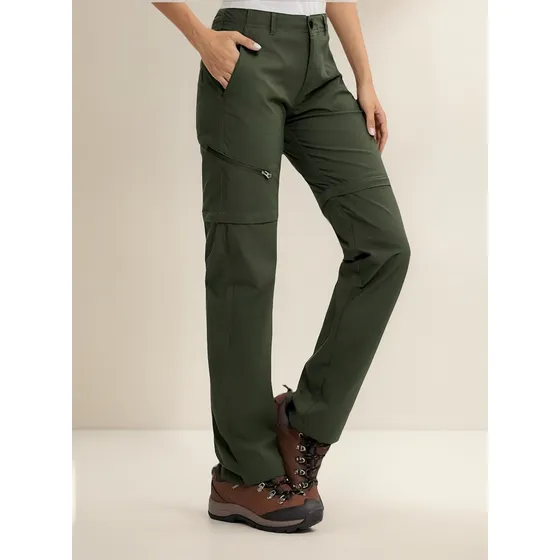 Pantalón Trekking Secado Rápido De Mujer Desmontable Upf50