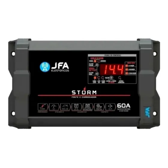 Fonte Carregador 60a Jfa Automotiva Similar Stetsom 60a