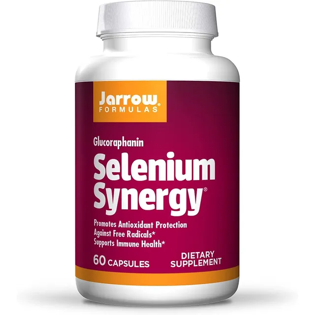 Jarrow Formulas Sinergia Del Selenio Está Elaborado Con Glucorafanina, Vitamina B2 (riboflavina) Y Vitamina E, Que Promueve La Protección Antioxidante Contra Los Radicales Libre Contiene 60 Cápsulas.