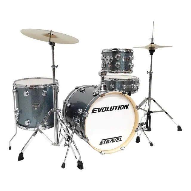Bateria Viajera Evolution Travel 4 Pza C/accesorios