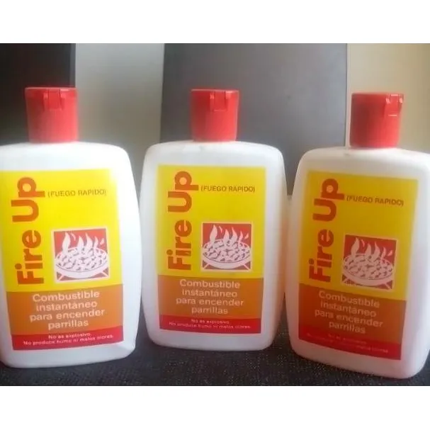 Fuego Envasado Instantáneo, Gel Fuego Rápido! 400 Cc