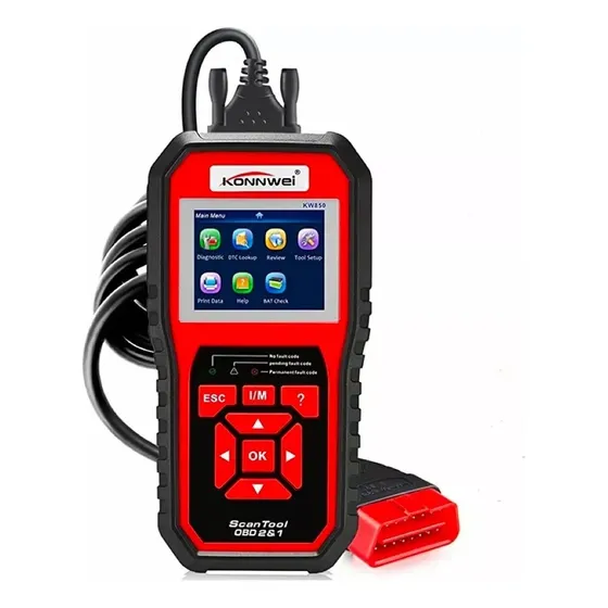 Escaner Kw850 Automotriz Konnwei Obd2 Eobd Multimarcas