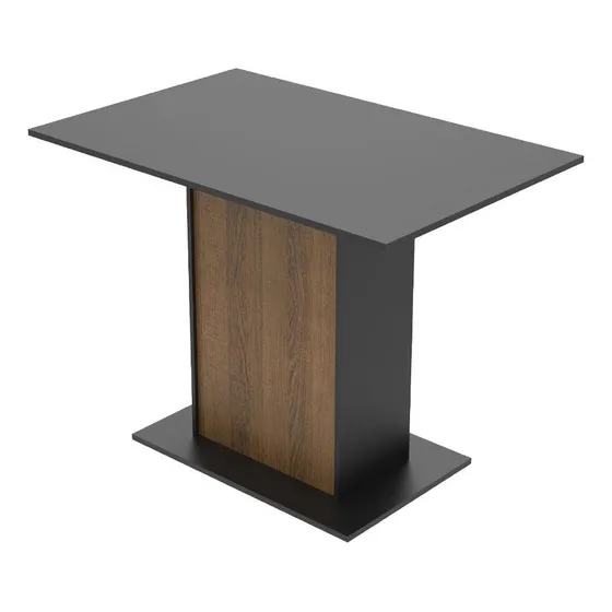 Mesa Comedor Madesa Rectangular 5329 Color Marrón/Negro