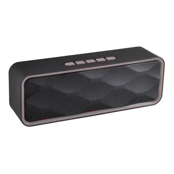 Parlante Bluetooth Portátil Para Notebook Inalambrico Cel E Color Negro