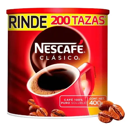 Nescafé Clásico De Café Sin Gluten Con 400g