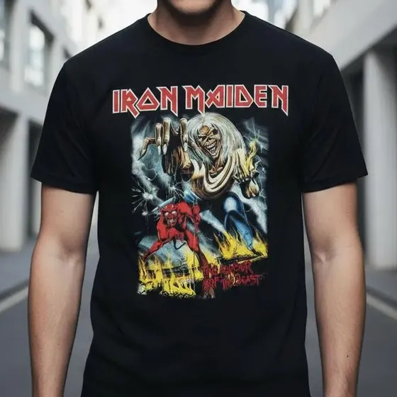 Iron Maiden - Number Of The Beast - Rock / Metal - Polera