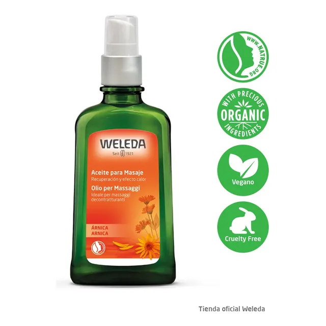 Aceite Para Masaje Con Árnica Natural Weleda 100ml