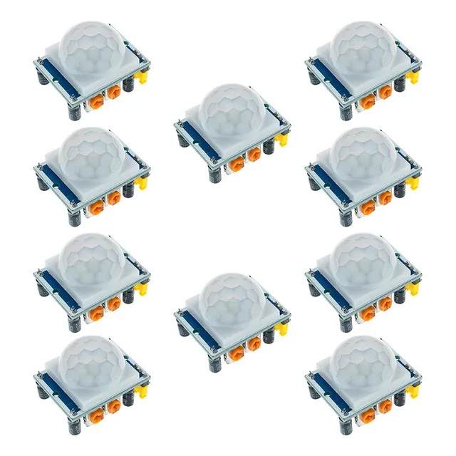 10 Piezas Sensor De Movimiento Pir Hc-sr501 Azul Arduino Pic
