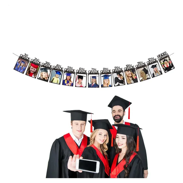 Banner De Fotos De Decoraciones De Graduación Banner De Foto