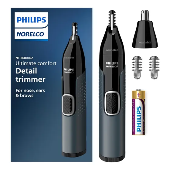 Afeitadora Recortadora Vello Nariz Oído Philips Norelco 3000