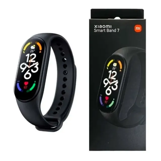 Xiaomi Mi Smart Band 7 1.62  Caja Negra, Malla Negra