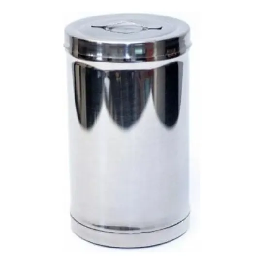 Tarro Algodonera En Acero Inoxidable 403