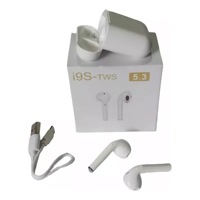 Kit 2x Fone Ouvido S/fio I9stws Bluetooth Branco Estéreo 5.3