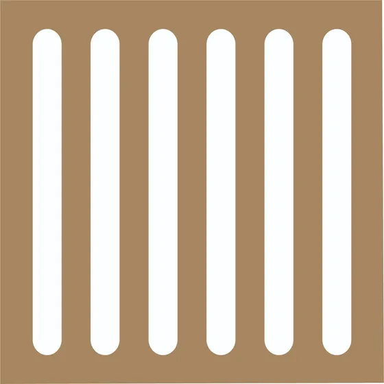 Kit 32 Módulos Divisória 53x53cm Mdf Ambientes Placas Cobogó