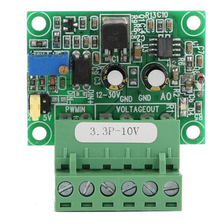 Sinal Pwm 3.3v Para Conversor De Tensão 0-10v D/a Módulo Plc Sinal Pwm 3.3v Para Conversor De Tensão 0-10v D/a Módulo Plc