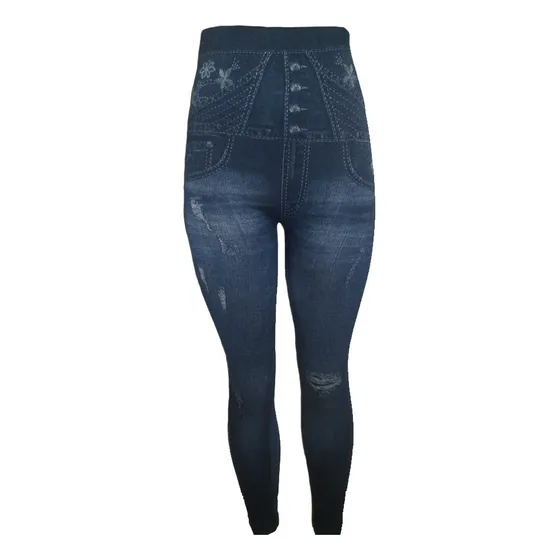 Leggins Tipo Jeans Termico Pantalon Invierno Grueso