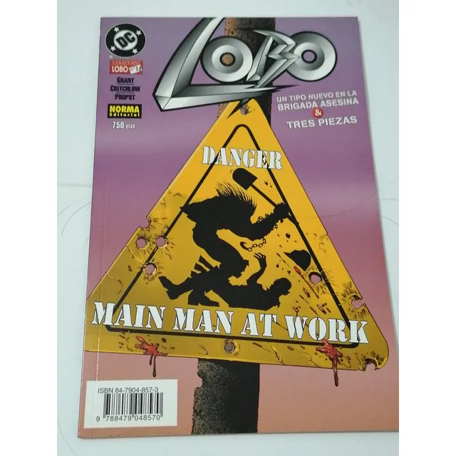 Colección Lobo # 14,danger Main Man At Work. Norma Editorial