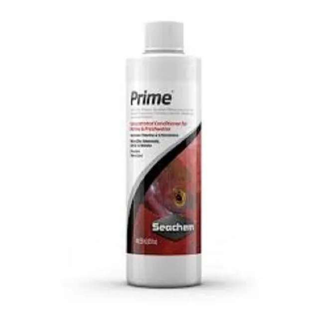 Seachem Prime Acondicionador 50ml Rinde 2000lts Polypterama