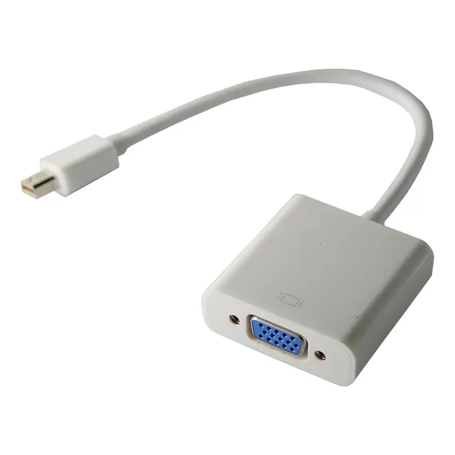 Adaptador Minidisplayport Thunderbolt Vga Compatible Macbook Color Blanco