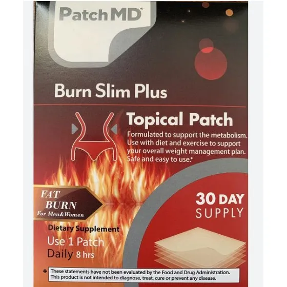 Burn Patch Quema Grasas Parche Pack 30 Piezas  