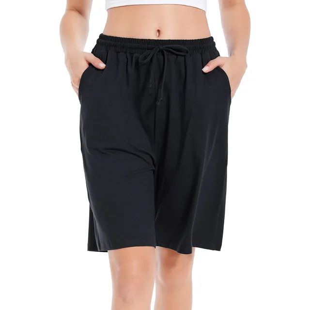 Culayii Pantalon Corto Yoga Para Mujer Largo Entrenamiento