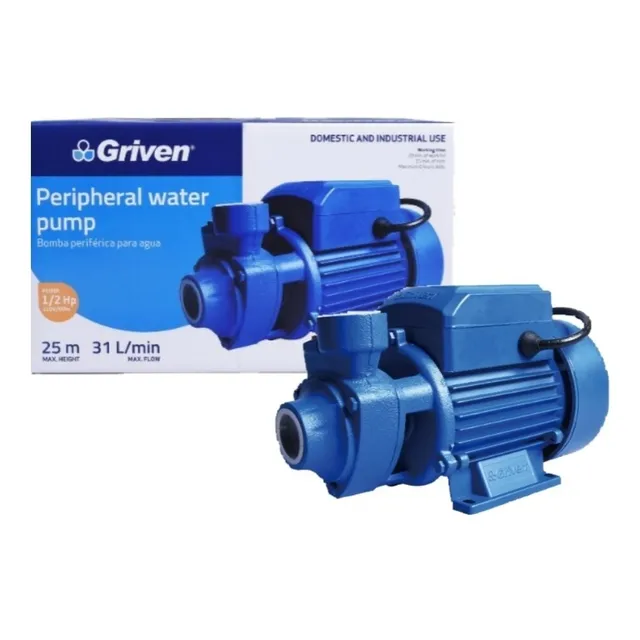 Bomba Periferica 1/2hp  Griven Nueva 110v 