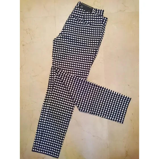 Pantalon De Vestir Banana Republic Original A Cuadros Mujer