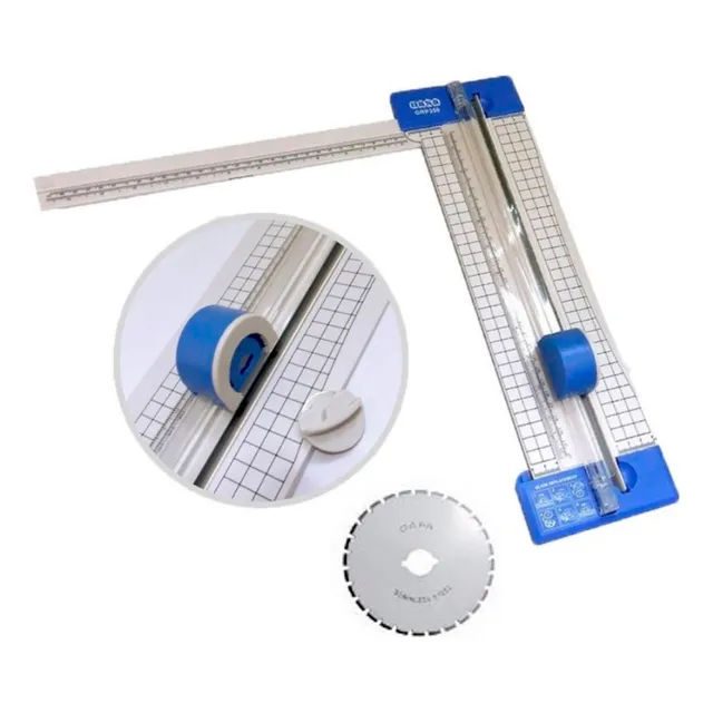 Combo Guillotina Cizalla Rotativa 32cm A4 Corte + Troquelado