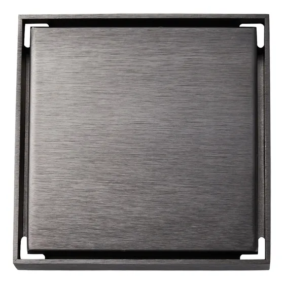Rejilla Ciega O Para Revestir 10x10 Grafit Para Desagüe Baño