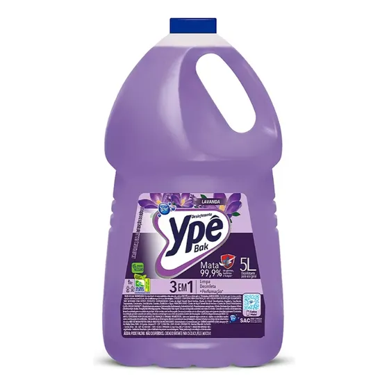 Desinfetante Ypê Bak Lavanda 5L