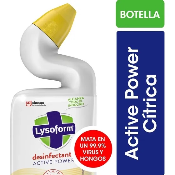 Limpiador Desinfectante Baño Inodoro Espuma+cloro Limón 500