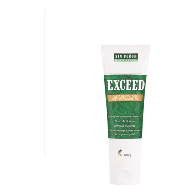 Pasta Dental Con Aceites Esenciale Exceed Sin Flúor Melaleuc