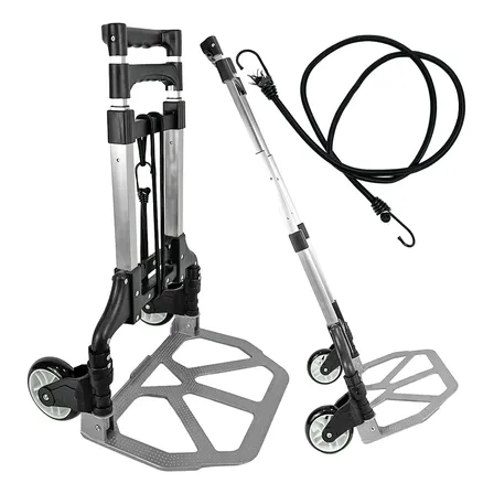 Carrinho De Mão Para Carga Dobrável Com Plataforma Até 80kg Diversos