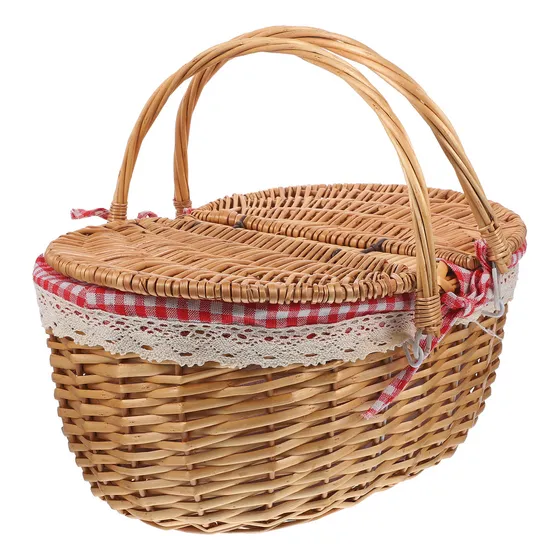 Cesta De Pícnic Con Funda Seagrass Baskets