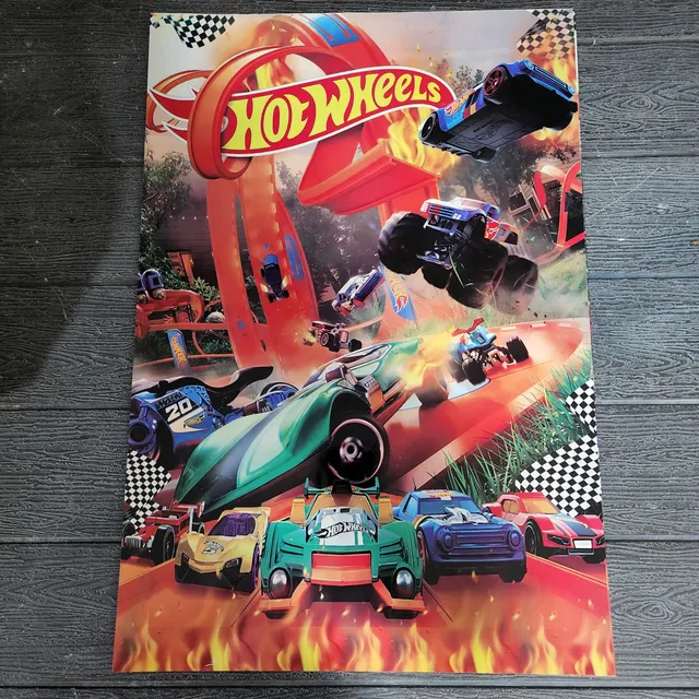 Afiche De Hotwheels