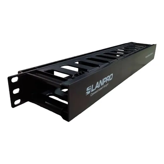 Organizador Horizontal Para Rack Gabinete Plástico 1u Lanpro