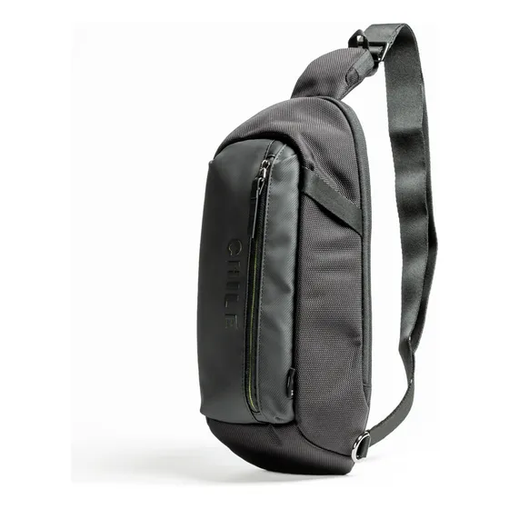 Bolso Sling Huemul Mediano Negro Doite