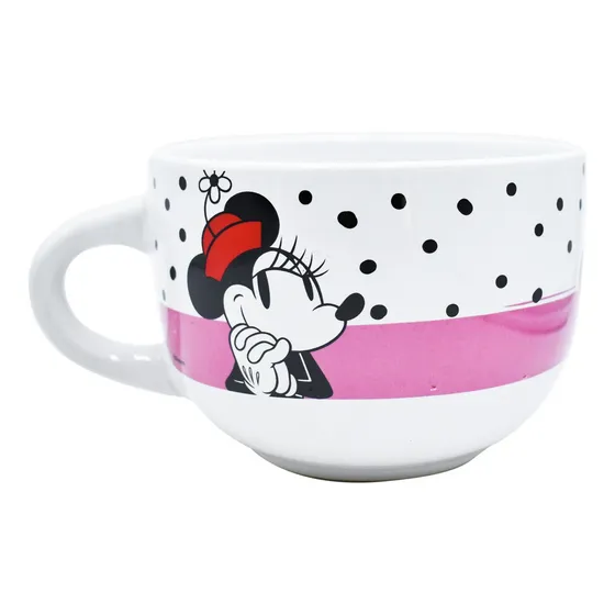 Taza Café Té Disney Minnie Mouse Cerámica Grande Jumbo 820ml