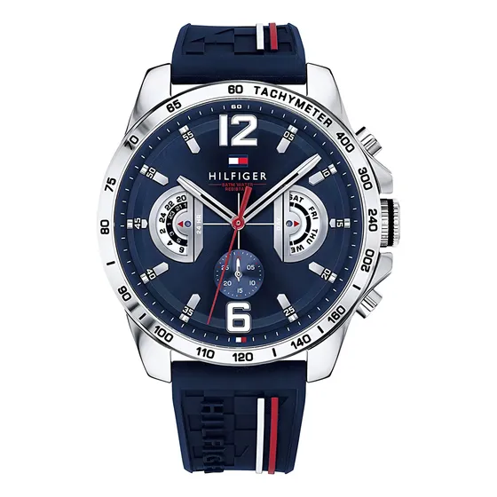 Relógio Tommy Hilfiger Masculino 1791476 Borracha Azul