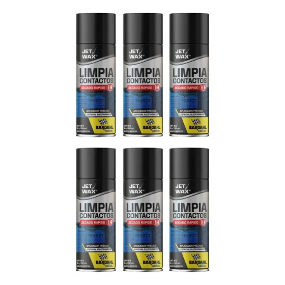 Kit Limpia Contactos En Aerosol Bardahl 300cc X 6 Uni