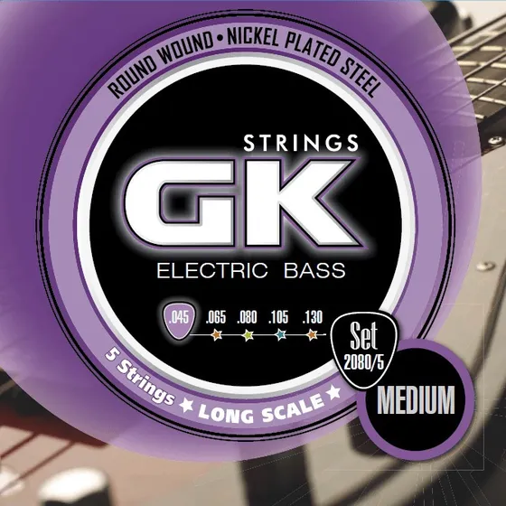 2080/5 Encordado Gk .045 Bajo Eléctrico 5 Cuerdas
