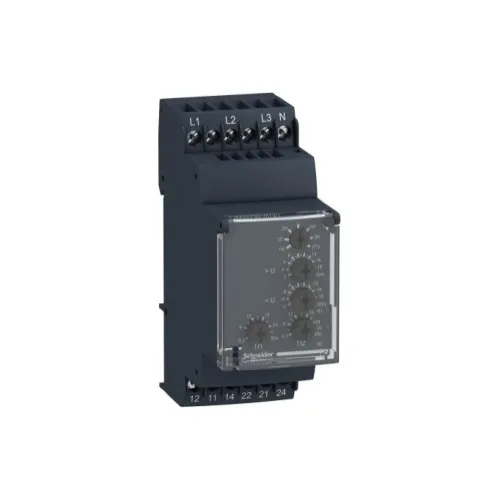 Rele Control De Tension Trifasico C/neu Schneider Rm35ub3n30