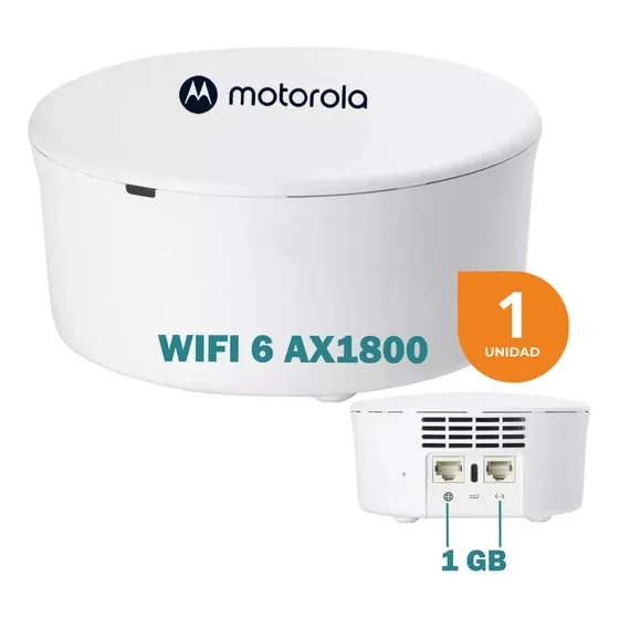 Router Wifi 6 Mesh Repetidor Ax1800 1gb Fibra 100 Usuario 