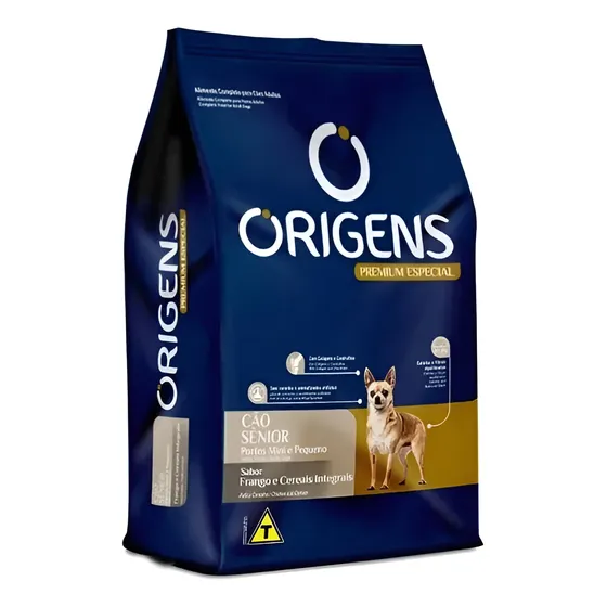 Origens Cães Frango E Cereais Peq. Porte Sênior 3 Kg 