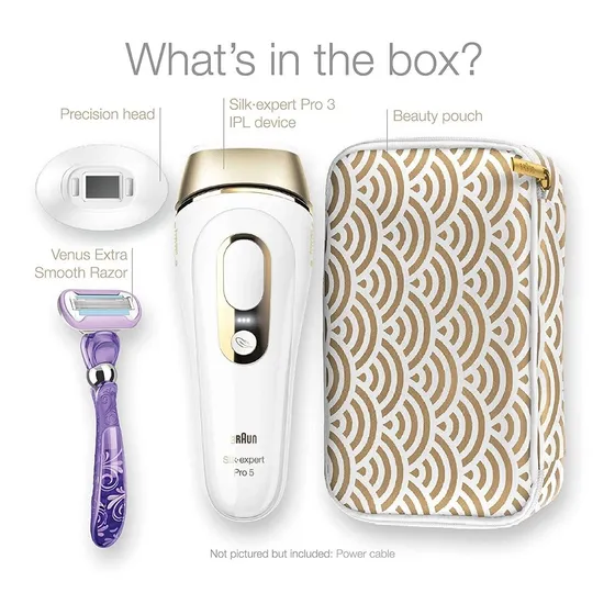 Máquina Depiladora Braun Laser Ipl Permanente Axilas Piernas